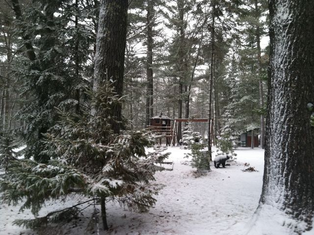 Looking like December | Black's Cliff Northern Wisconsin Resort