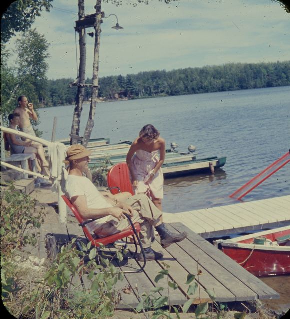 1958 L Rambo on dock