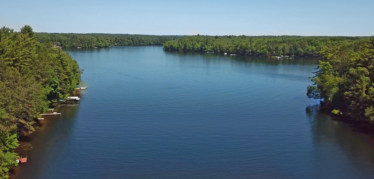 Lower Kaubashine Lake in Northern Wisconsin